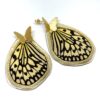 Arete Alas grandes mariposa topo bronce