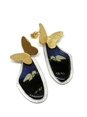 Arete Alas mariposa topo bronce