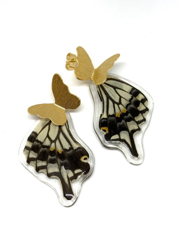 Arete Alas mariposa topo bronce