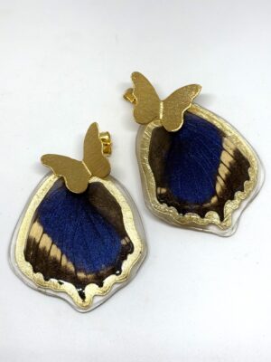 Arete Alas mariposa topo bronce