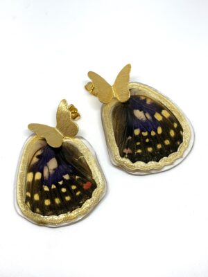Arete Alas mariposa topo bronce