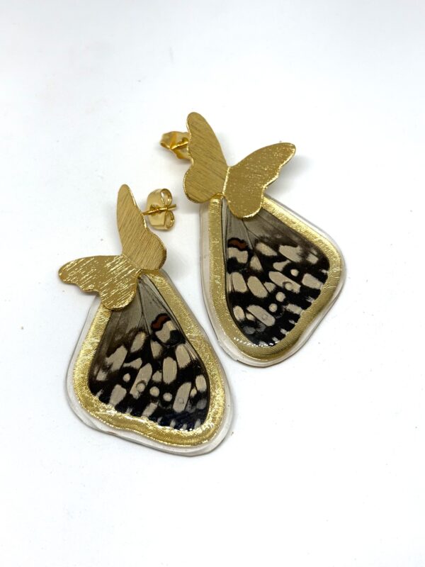 Arete Alas mariposa topo bronce