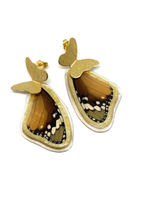Arete Alas mariposa topo bronce