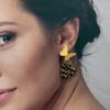 Arete Alas mariposa topo bronce