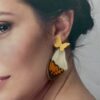 Arete Alas mariposa topo bronce