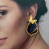 Arete Alas mariposa topo bronce