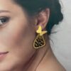 Arete Alas mariposa topo bronce