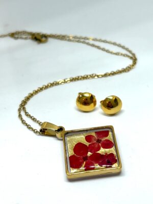 set flores encapsuladas mini