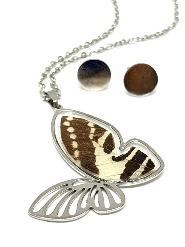 eb72deb3-3b9c-44de-a61c-59c54e2c750c set acero silueta mariposa con alas de mariposa