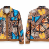 chaqueta pana mariposas
