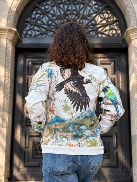 chaqueta pana aves
