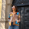 chaqueta pana mariposas
