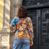 chaqueta pana mariposas