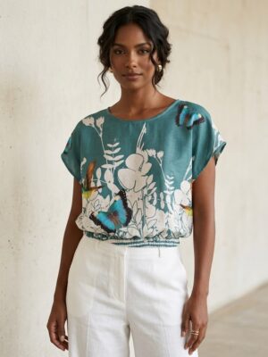 Blusa Barranquilla colibrí